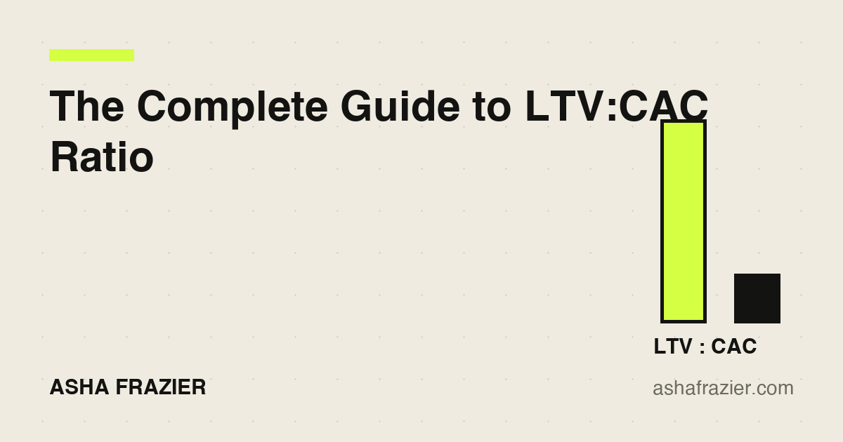 The Complete Guide to LTV:CAC Ratio: What It Is, Why It Matters, and How to Improve It